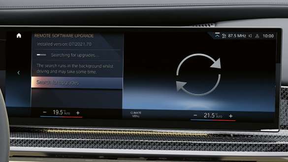 Zdalna aktualizacja oprogramowania BMW.